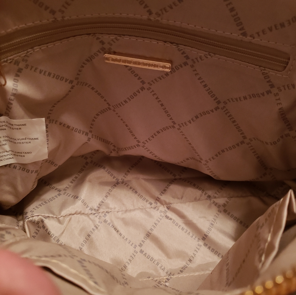 Steve Madden Sienna Blush Satchel Crossbody - Picture 9 of 14